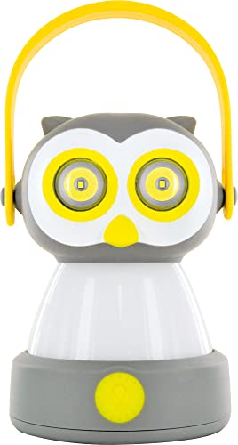 Schwaiger Cale100 511 Lampada Da Campeggio Design Animale Gufo Lampada Per Bambini Lanterna Torcia 3 Luci 10 Ore Di Autonomia Led A Batteria