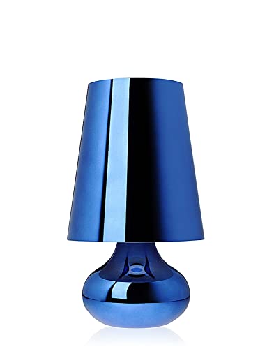 Kartell Cindy Lampada Da Tavolo, Confezione Da 1 Pezzo, Blu, Oro, 23.6X42 Cm