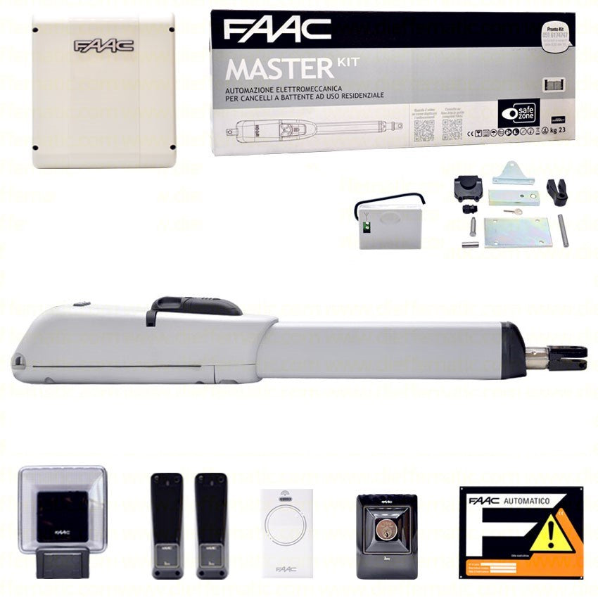 Faac 415 l 230v kit automazione cancello 1 un anta battente automatico elettrico