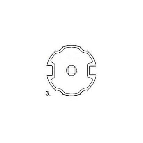 Adattatore ogiva rullo stella bonfanti gaviota 85mm norton automazione garanzia