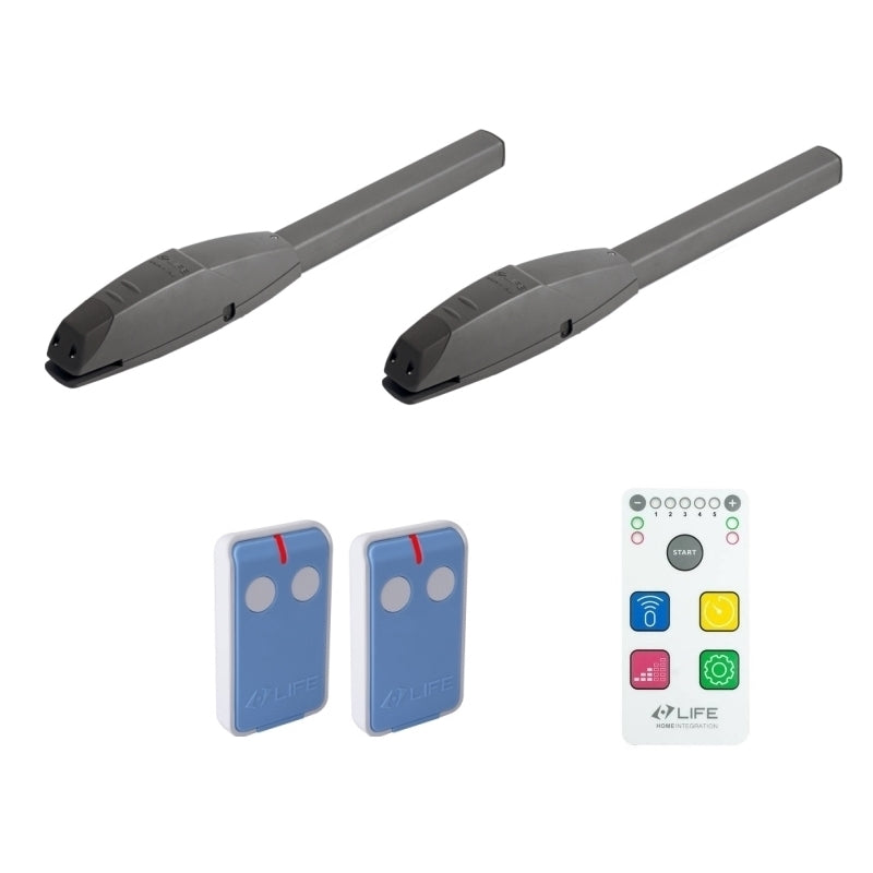 Kit per cancello a battente life setup op3 skyline uni dl easy 1ke0150000 nuovo