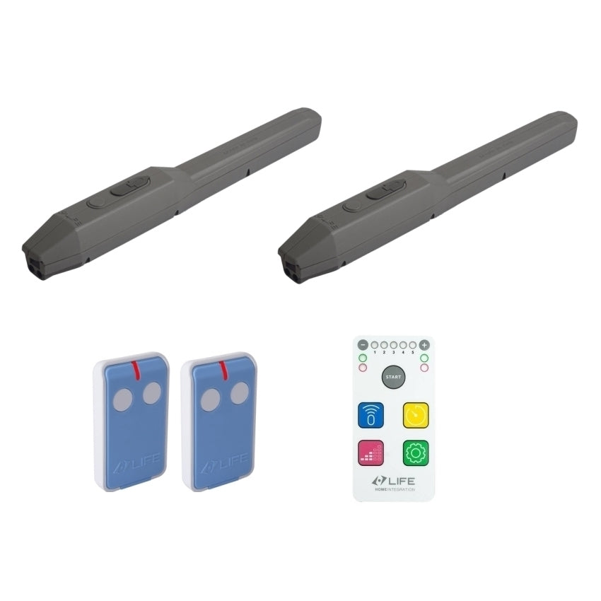 Kit per cancello a battente life setup op3 uni dl easy 1ke0100000 automazione
