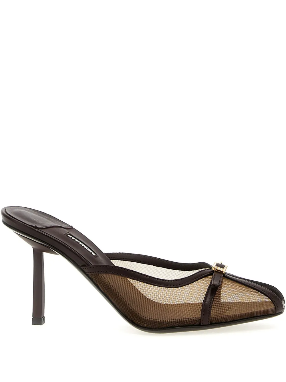 Le Silla 80mm Vittoria mules - Marrone