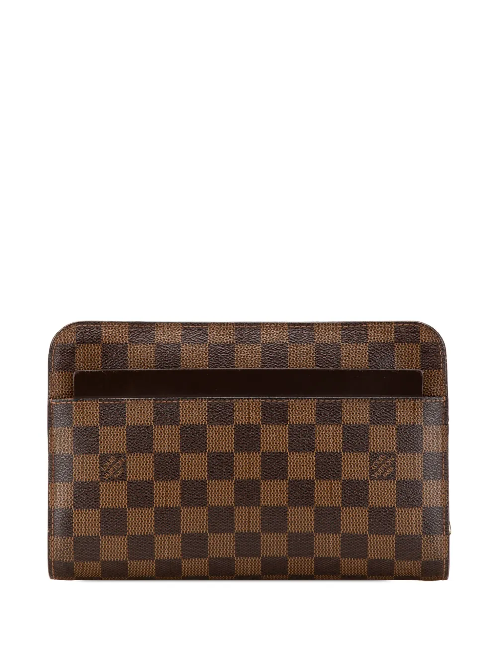 Louis Vuitton Pre-Owned 2004 Damier Ebene Saint Louis Pochette clutch bag - Marrone