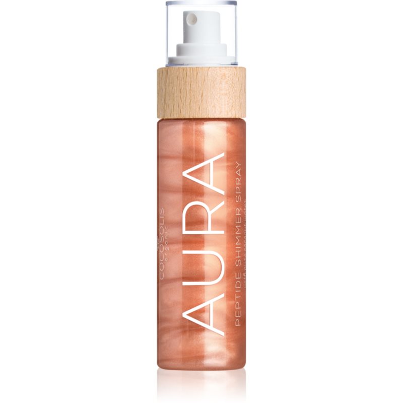 Cocosolis Aura Peptide Shimmer Spray Spray Idratante Con Glitter Con Profumazione Raspberry 100 Ml