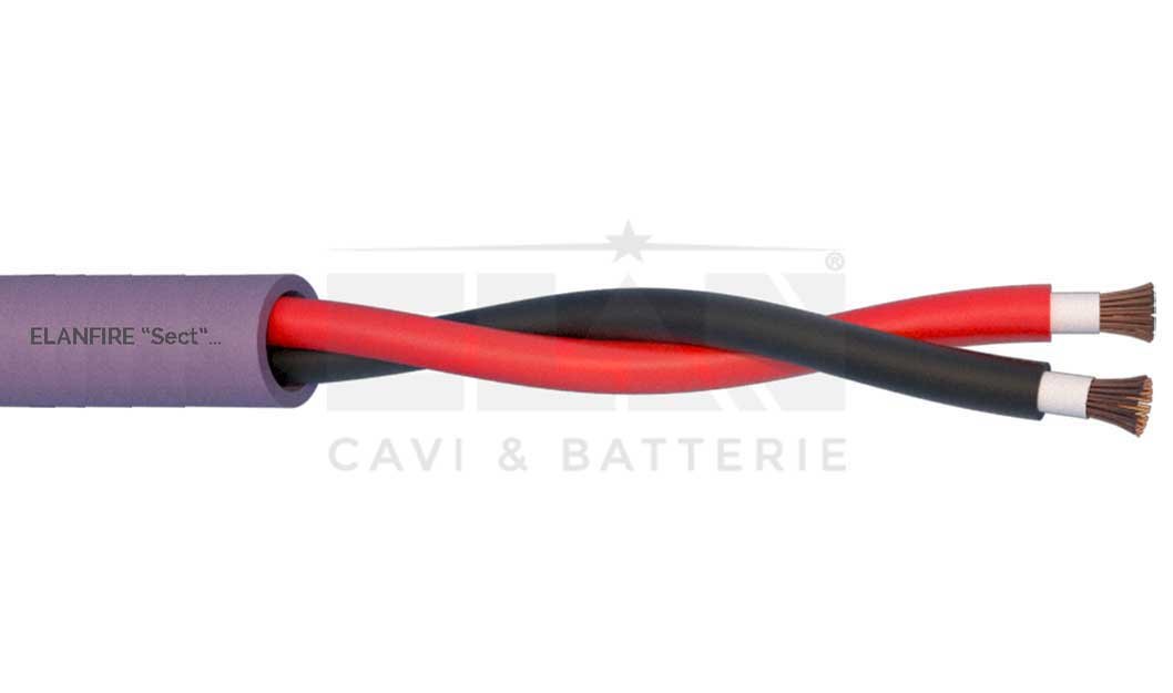 Matassa cavo elan antincendio elanfire evac tw non sch. 2x2,50 272251v 100mt
