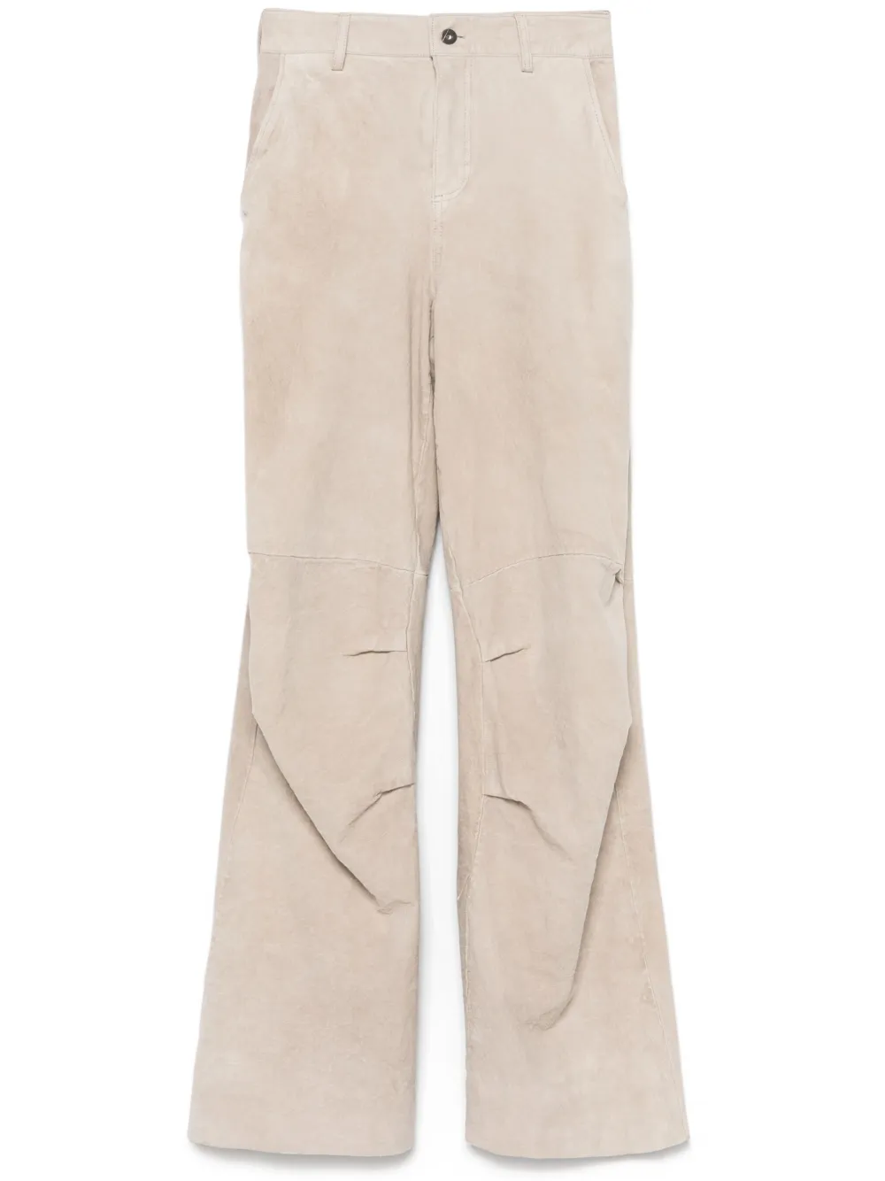 Salvatore Santoro suede trousers - Grigio
