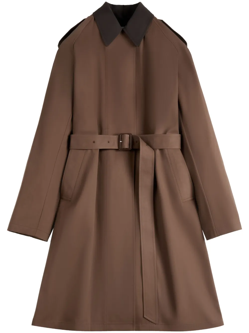 Tod's belted trench coat - Marrone
