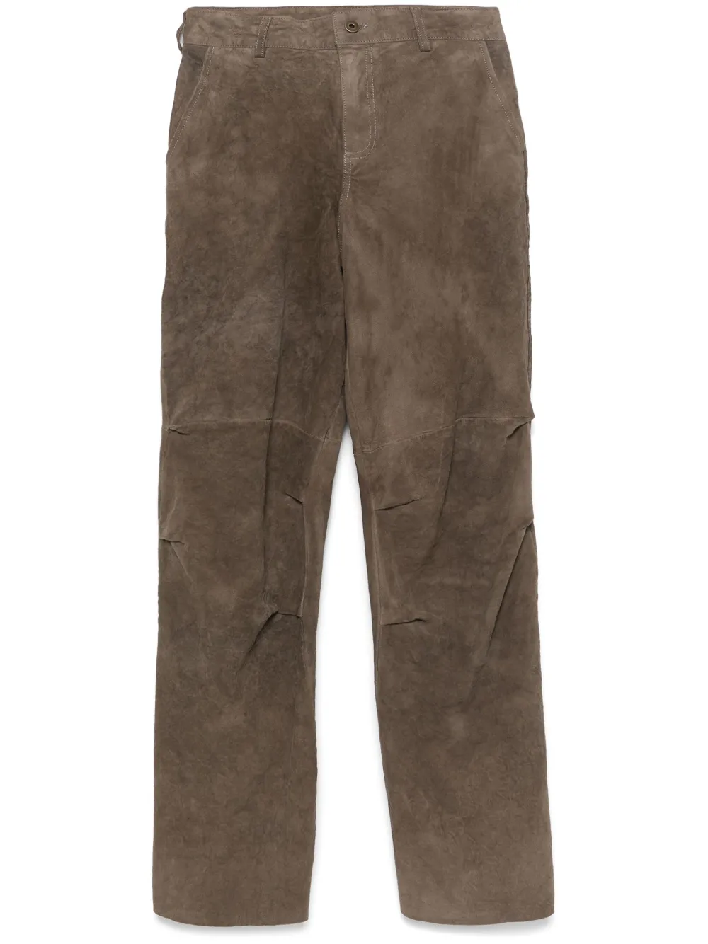 Salvatore Santoro suede trousers - Toni neutri