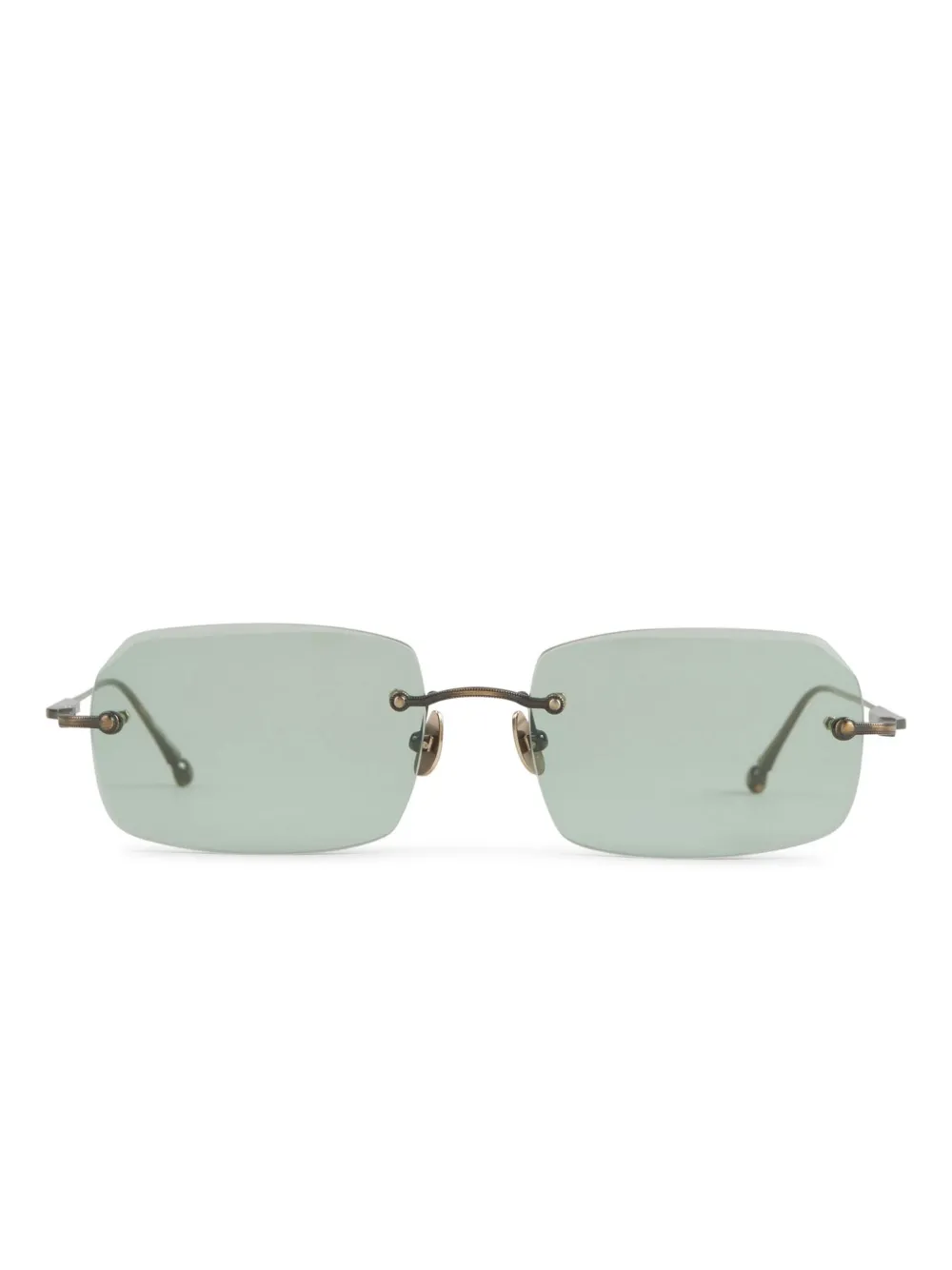 Matsuda rectangle-frame glasses - Oro