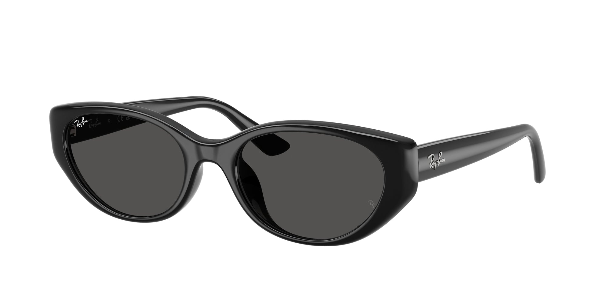 Ray - Ban Unisex Rb4457D  667787 Occhiali Da Sole Iniettato Nero Grigio Pillow Normale