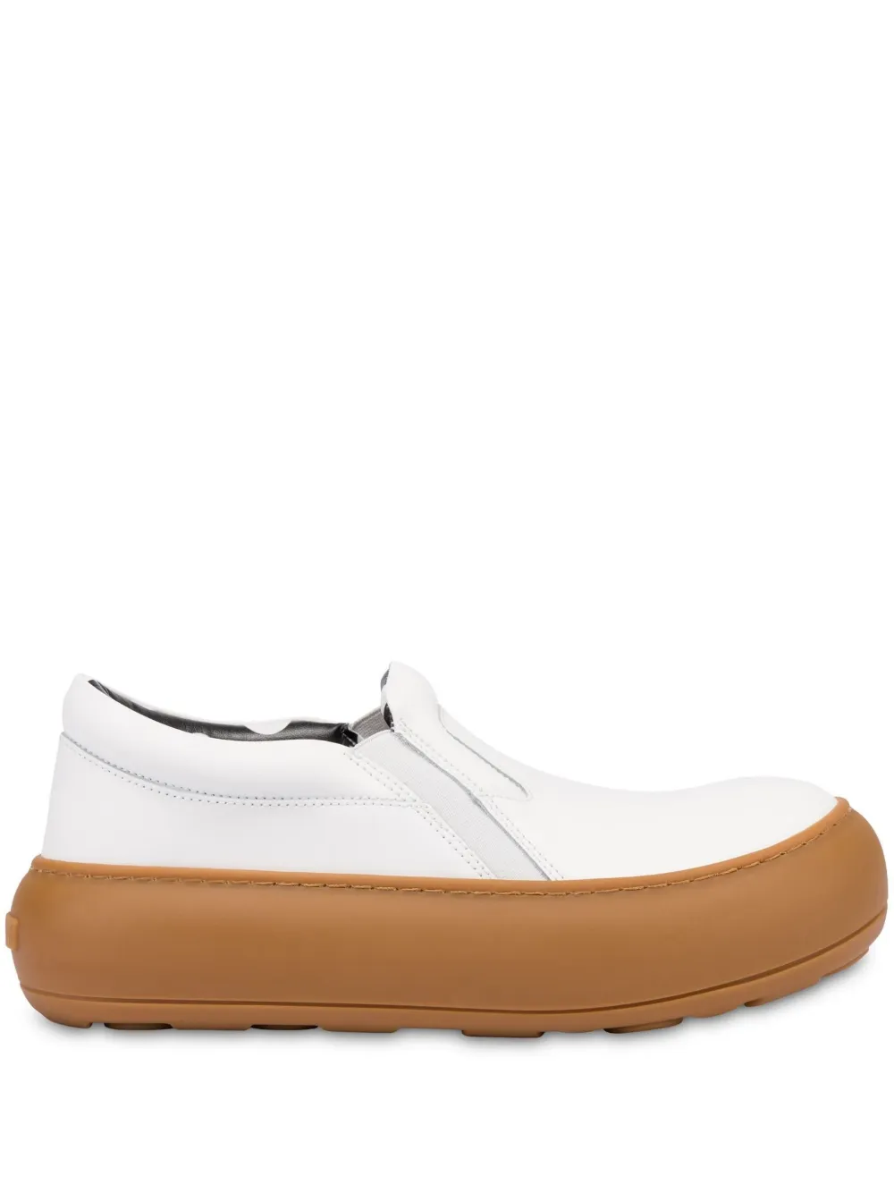 Moschino oversized-sole trainers - Bianco