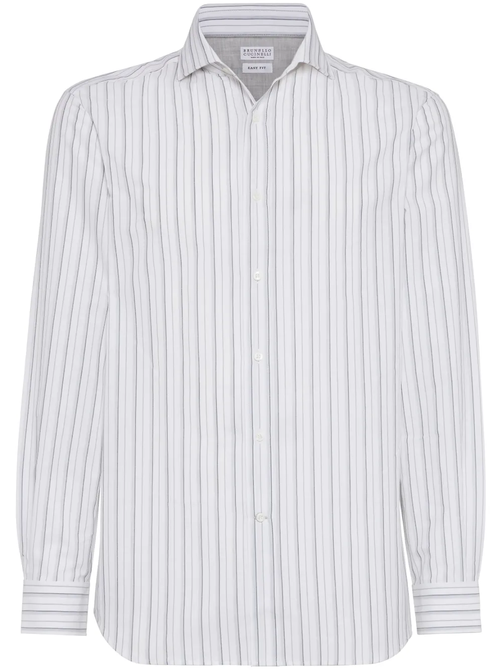 Brunello Cucinelli striped shirt - Bianco