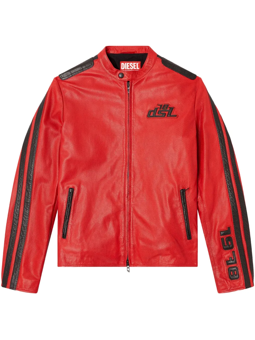 Diesel Pop leather jacket - Toni neutri