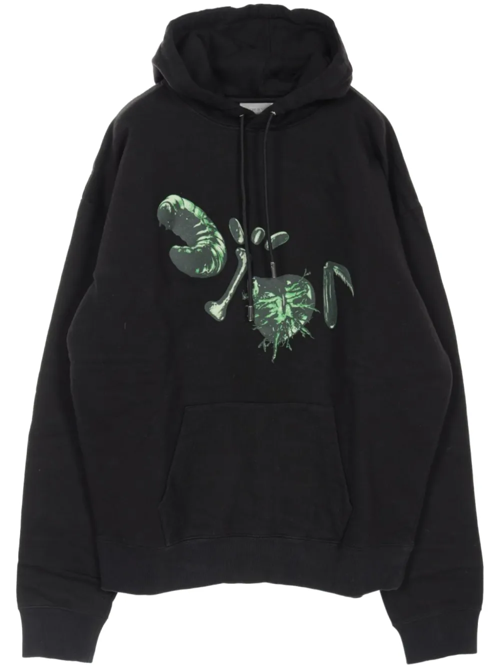 Christian Dior Pre-Owned x Cactus Jack 2010s cotton hoodie - Nero