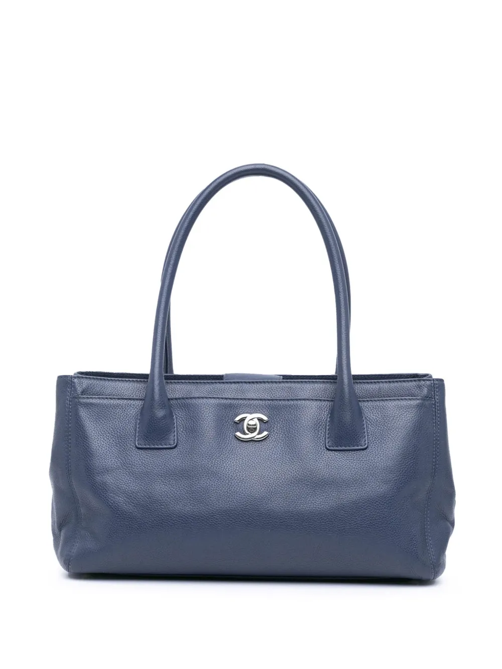 CHANEL Pre-Owned 2012-2013 Small Calfskin Executive Cerf tote bag - Blu