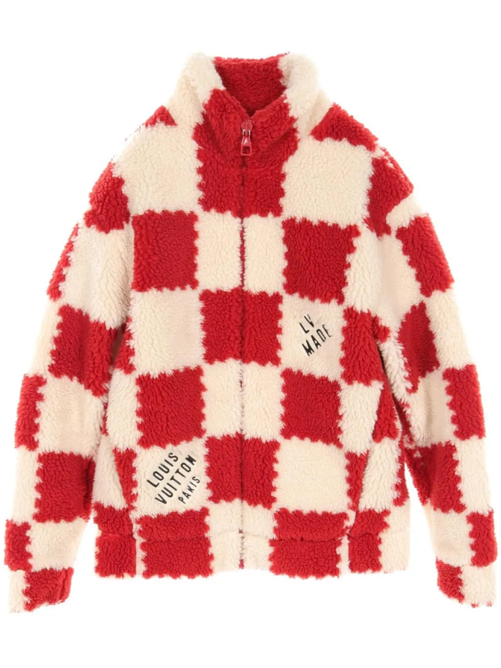 Louis Vuitton Pre-Owned Giacca Damier Louis Vuitton x NIGO anni 2000 - Rosso