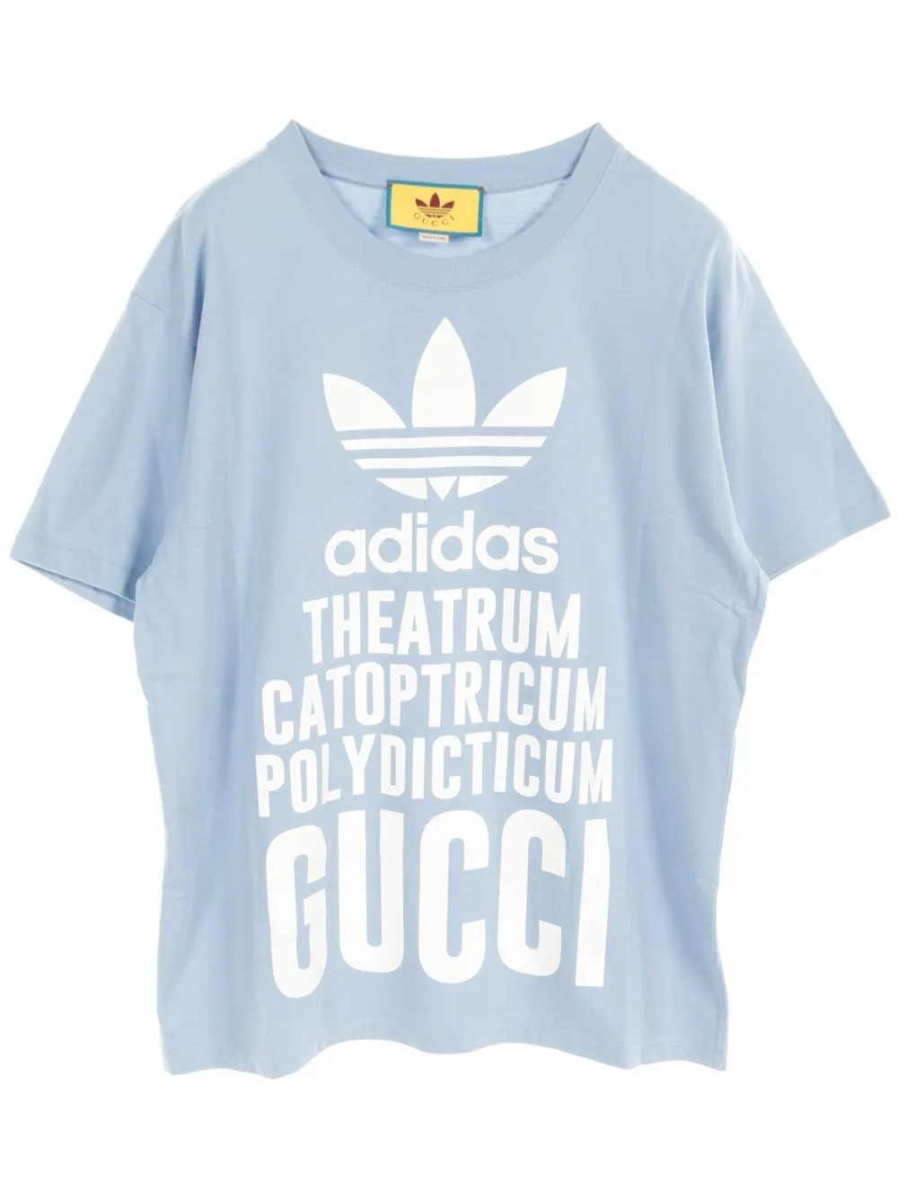 Gucci Pre-Owned T-shirt con logo Gucci x adidas anni 2010 - Blu