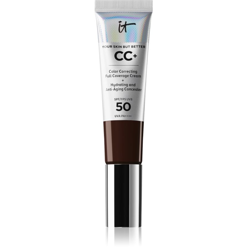 It Cosmetics Your Skin But Better Cc+ Fondotinta Coprente Spf 50+ Da Donna Deep Mocha 32 Ml