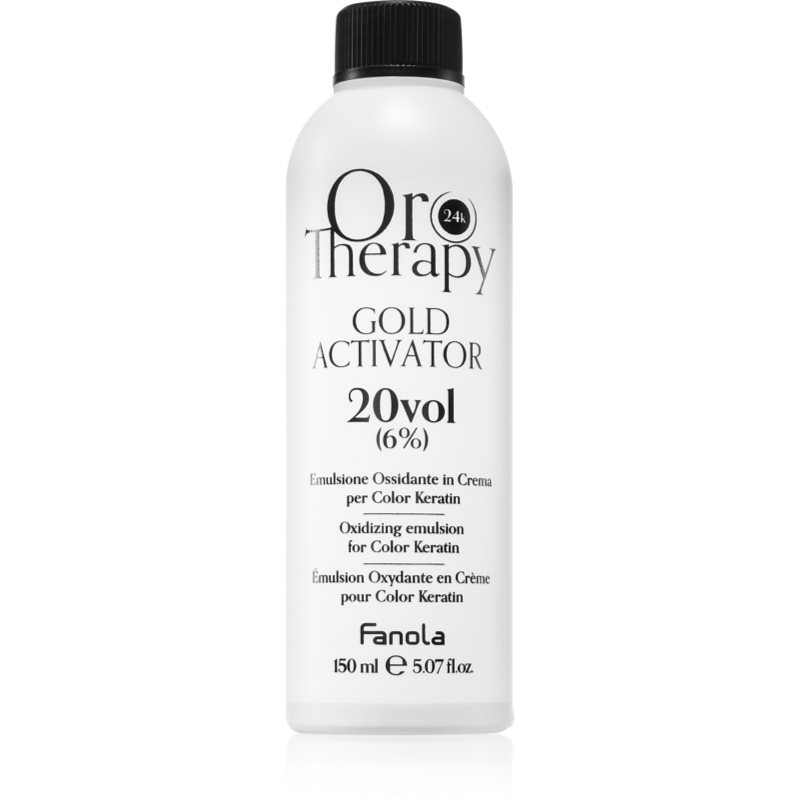 Fanola Oro Therapy Gold Activator Emulsione Attivatore 6% 20 Vol. 150 Ml
