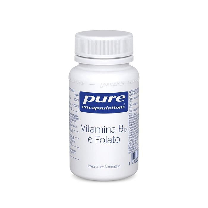Pure Encapsulations Vitamina B12 E Folato 30 Pastiglie