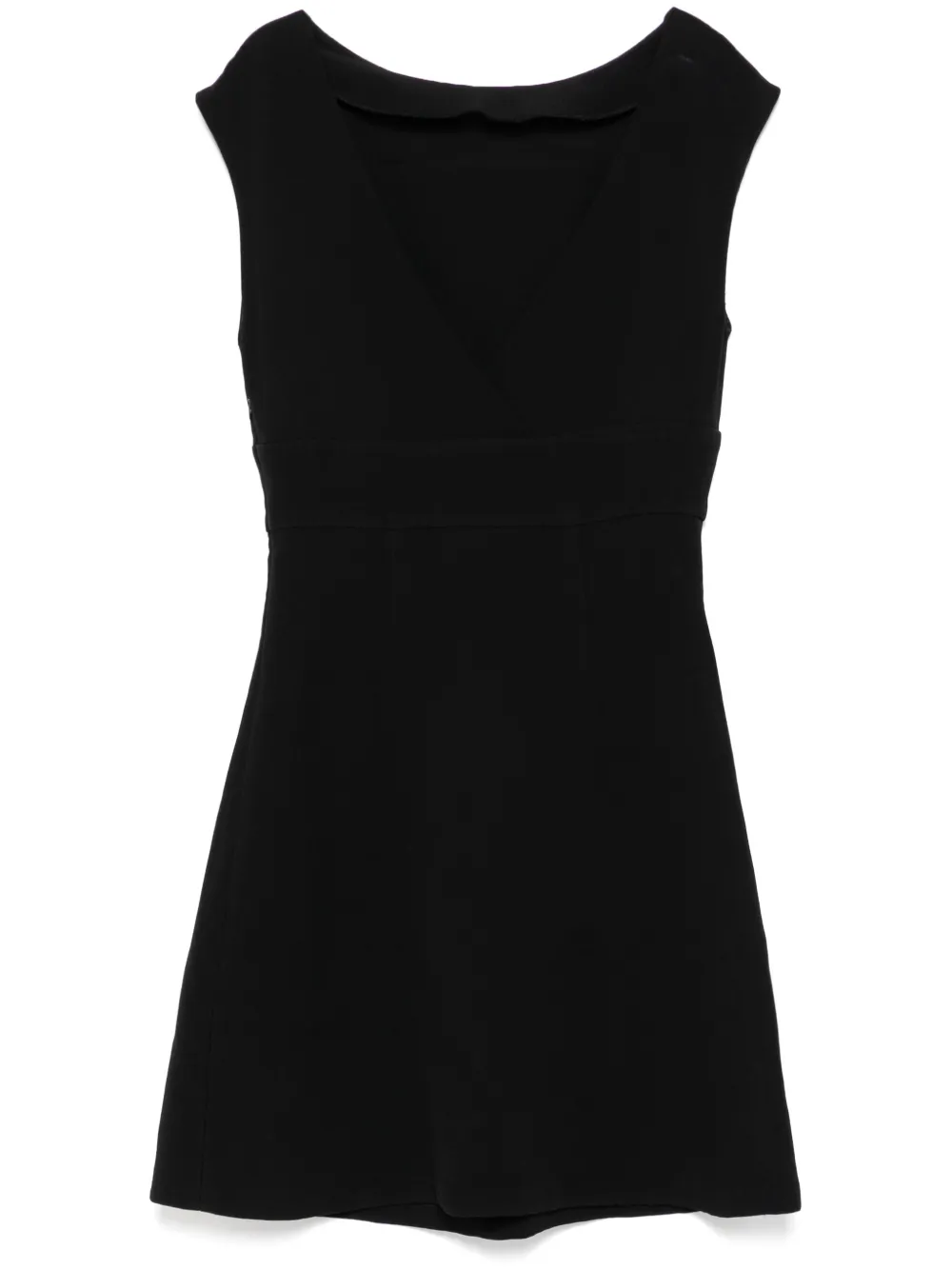 Miu Miu Pre-Owned 2014 MIU MIU sleeve-less dress - Nero