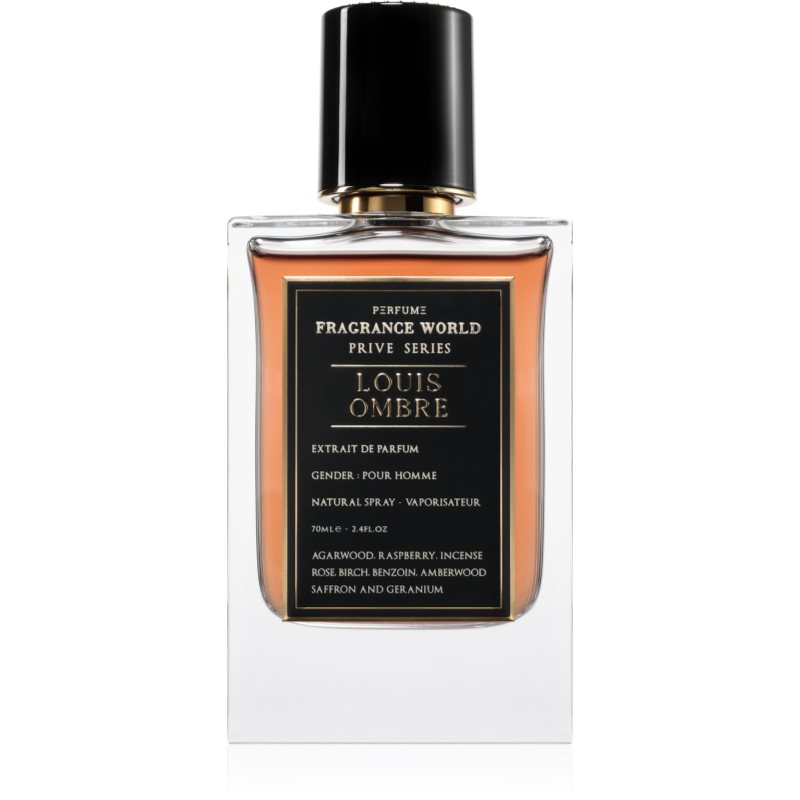 Fragrance World Prive Series Louis Ombre Eau De Parfum Per Uomo 80 Ml