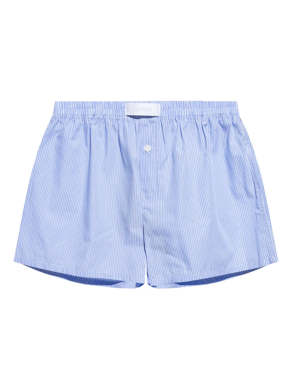 Versace logo-patch boxers - Blu