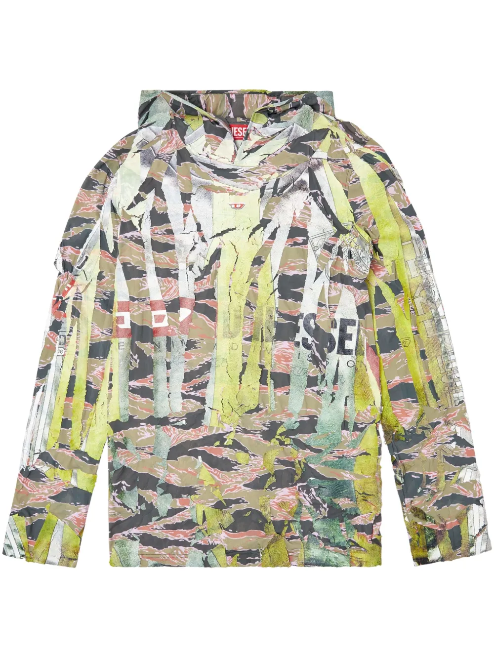 Diesel T-Gillis hoodie - Marrone