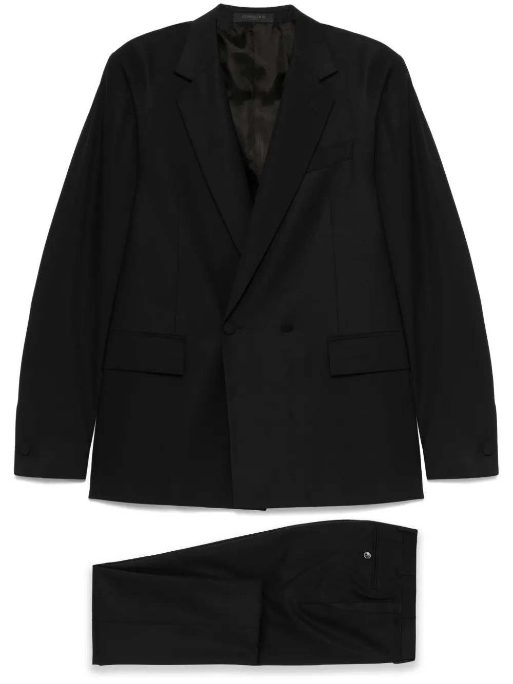 Corneliani double-breasted suit - Nero