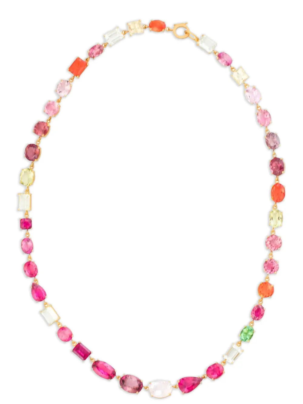 Irene Neuwirth 18kt yellow gold Gemmy Gem multi-stone necklace - Oro