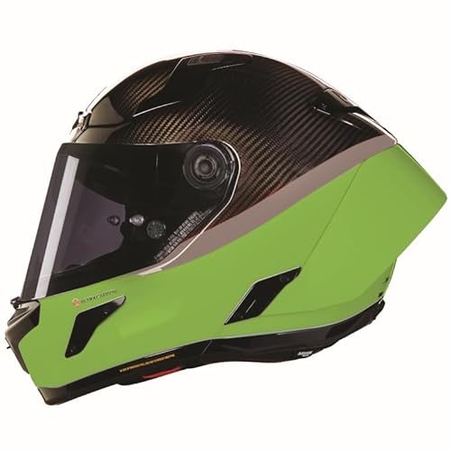 Casco Integrale Pista Sportivo Nolan X-804 Rs Ultra Carbon D.O.C 347 Verde Tg L