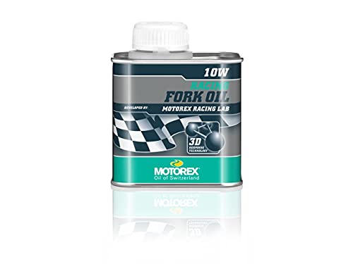 Motorex Racing Fork Oil 10 W Forcelle Susp. Lattina 250 Ml, Adulti Unisex, Multicolore (Multicolore), Taglia Unica