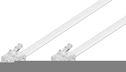 Goobay 93063 Cavo Di Collegamento Modulare, Bianco, Lunghezza 10 M