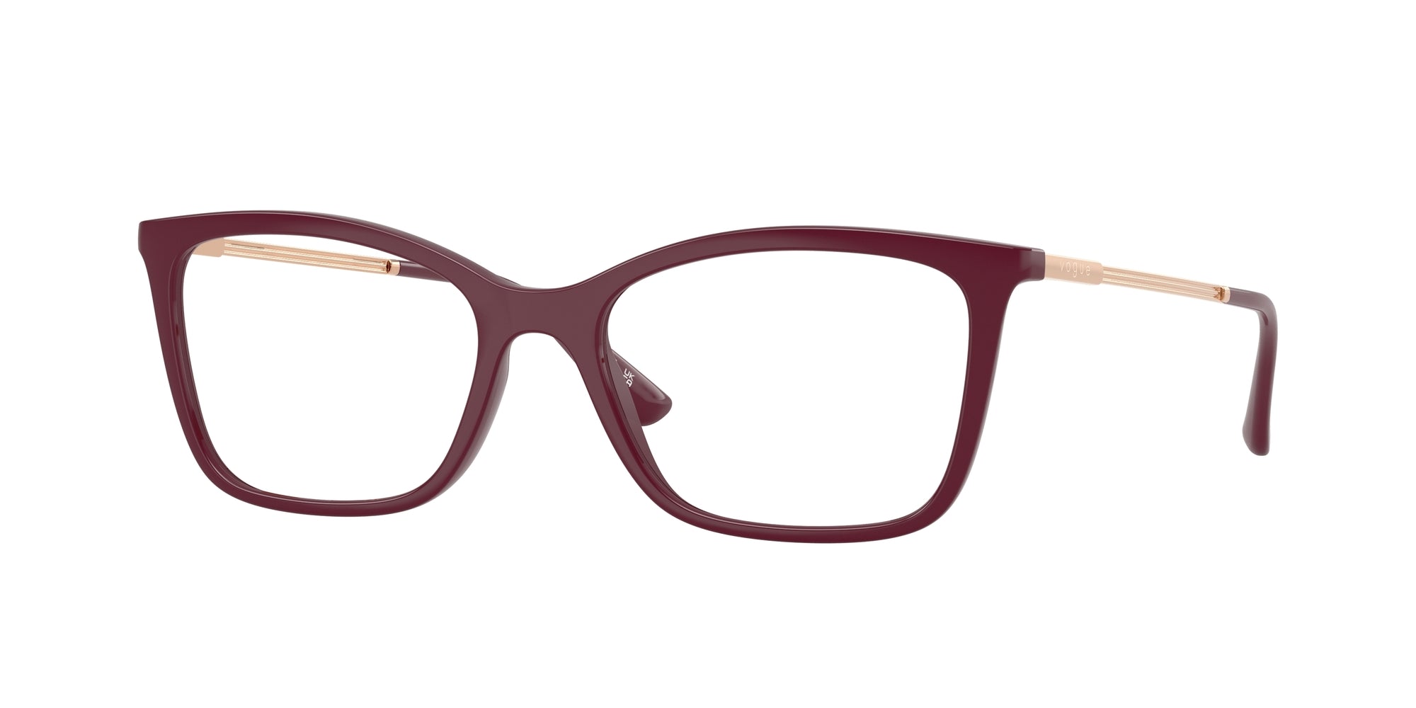 Vogue Eyewear Donna Vo5563  2875 Montature Da Vista Nylon Rosso Trasparente Farfalla Normale