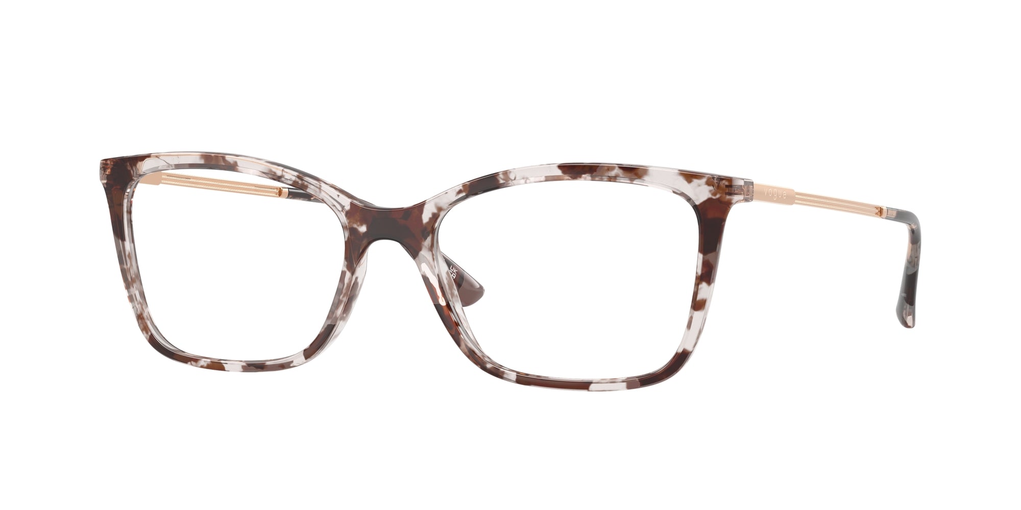 Vogue Eyewear Donna Vo5563  3218 Montature Da Vista Nylon Tartaruga Trasparente Farfalla Normale