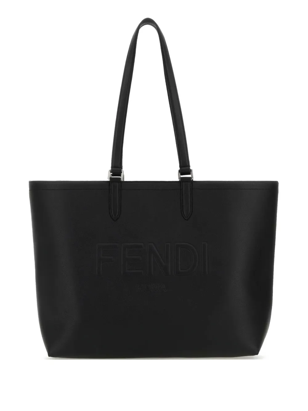FENDI leather tote bag - Nero