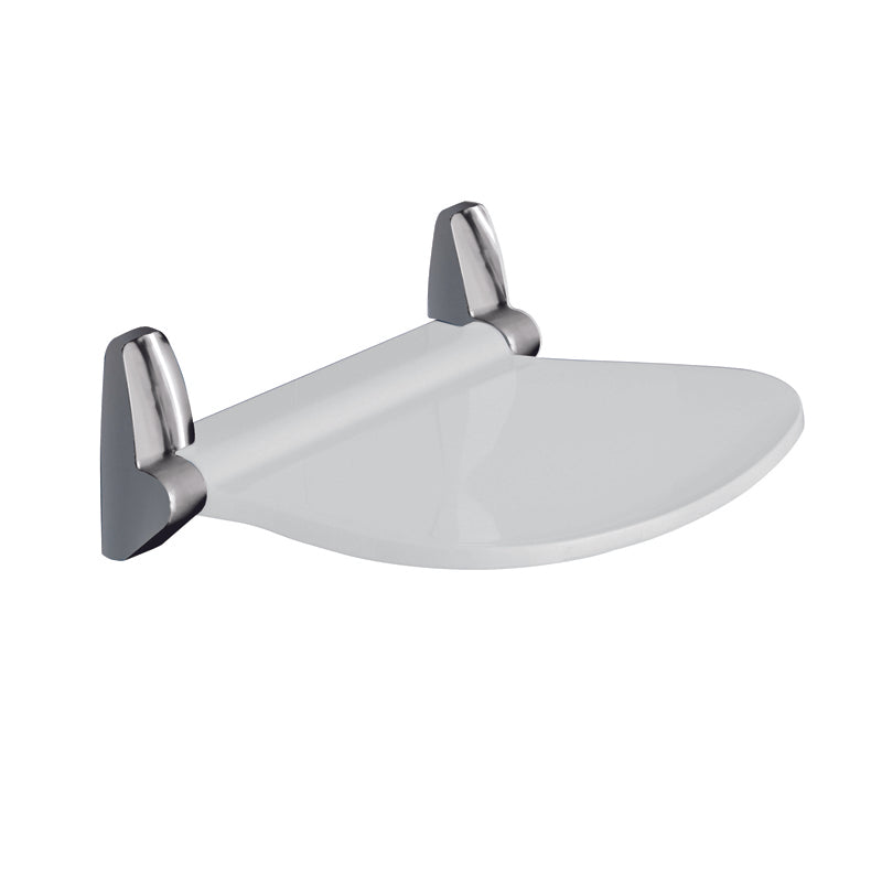 Sedile per doccia ribaltabile serie sound gedy 2282 bianco/cromato
