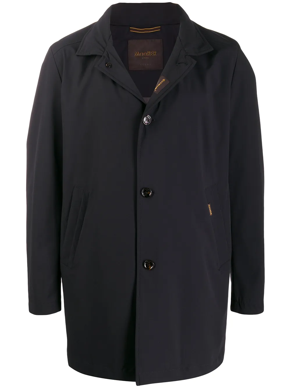 Moorer Cappotto monopetto Hektor - Blu