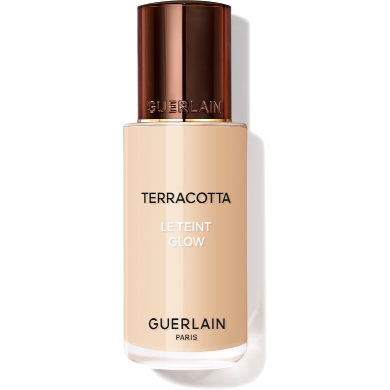 Guerlain Terracotta Le Teint Glow Fondotinta Illuminante Liquido Per Un Look Naturale Colore 0,5W Warm 35 Ml