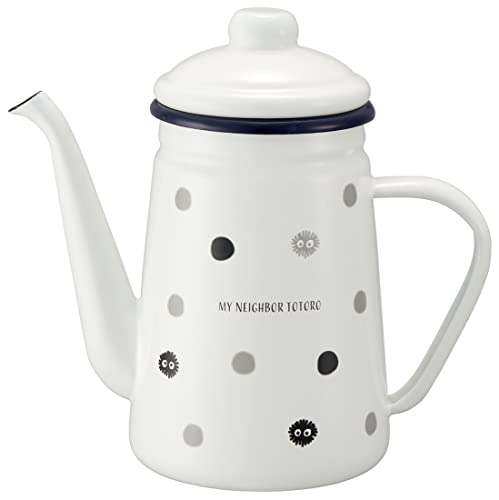 Skater Enkt1 Enameled Drip Kettle, 0.4 Gal (1.1 L), My Neighbor Totoro