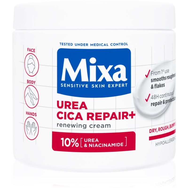 Mixa Urea Cica Repair Crema Rigenerante Intensa Per Pelli Secche 400 Ml