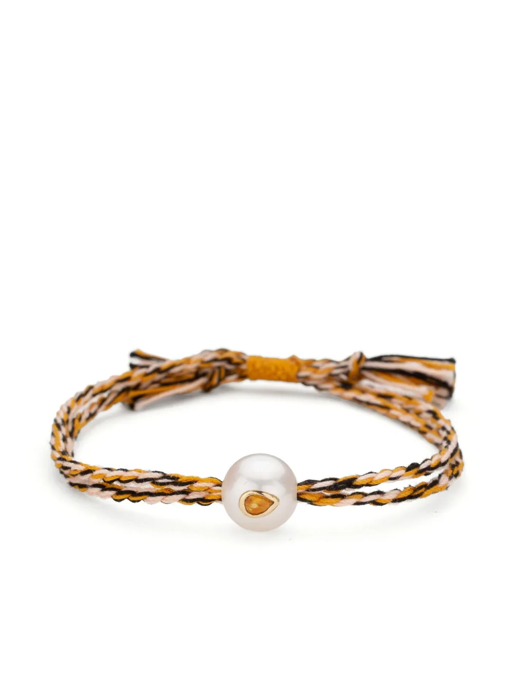 Tamara Taichman Scarlett pearl citrine bracelet - Bianco