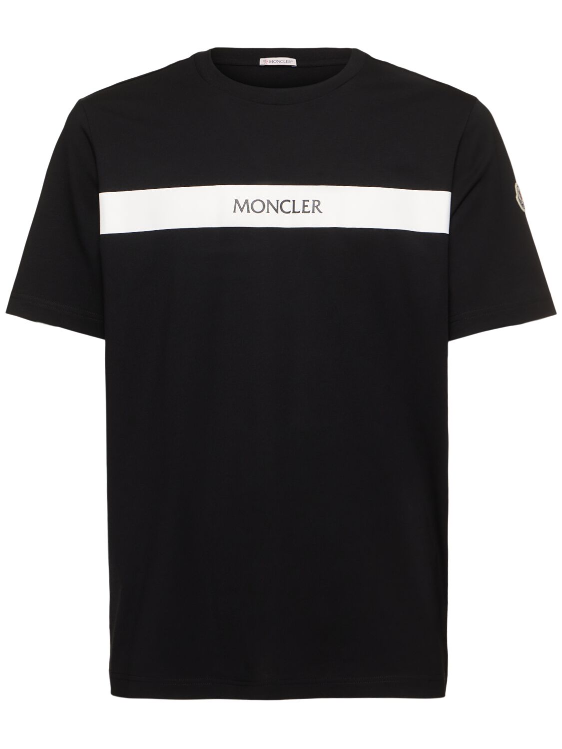 Rubberised Logo Cotton T-Shirt