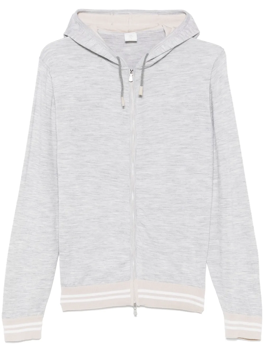 Eleventy zip-up hoodie - Verde