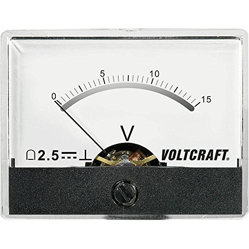 Voltcraft Am-60X46/15V/Dc Am-60X46/15V/Dc Strumento Di Misura Ad Incasso Al-60X46/15Vcc 15 V Bobina Mobile