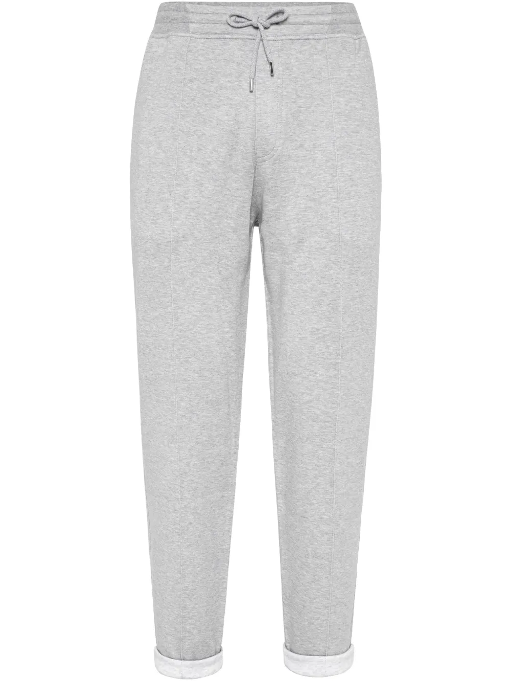 Brunello Cucinelli ribbed track pants - Grigio
