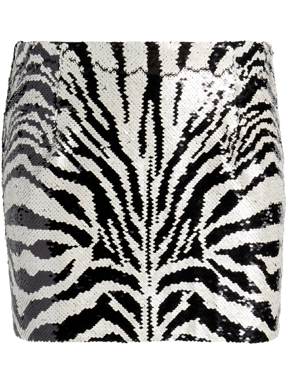 Cinq A Sept Sequin Zebra skirt - Bianco