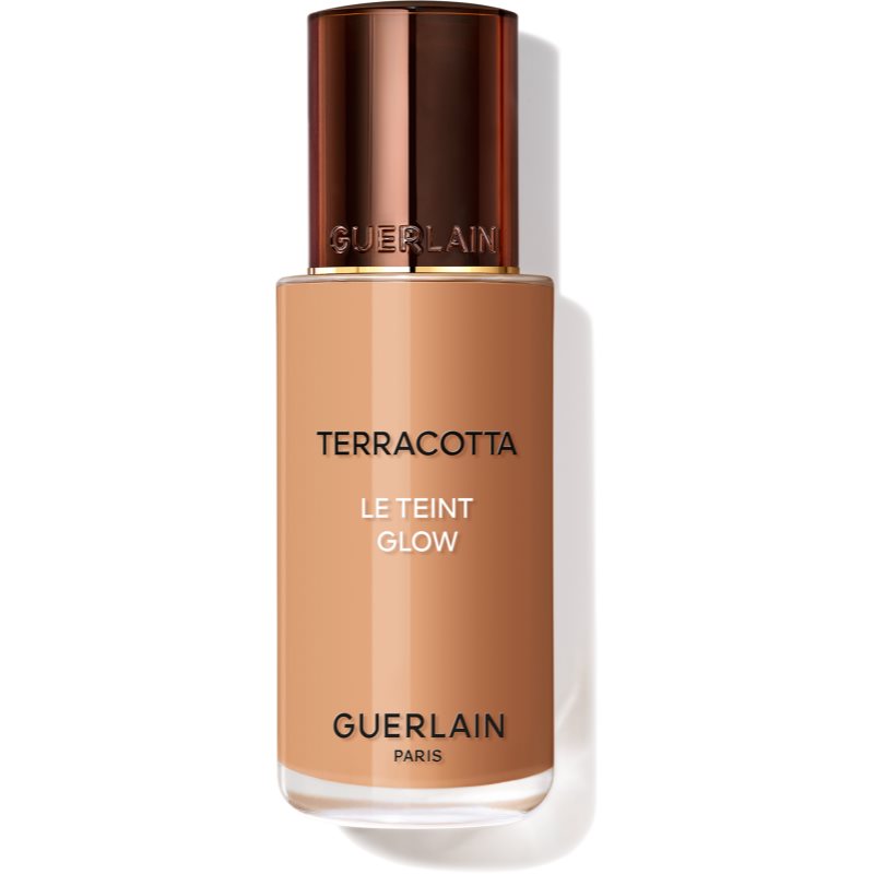 Guerlain Terracotta Le Teint Glow Fondotinta Illuminante Liquido Per Un Look Naturale Colore 4,5W Warm 35 Ml
