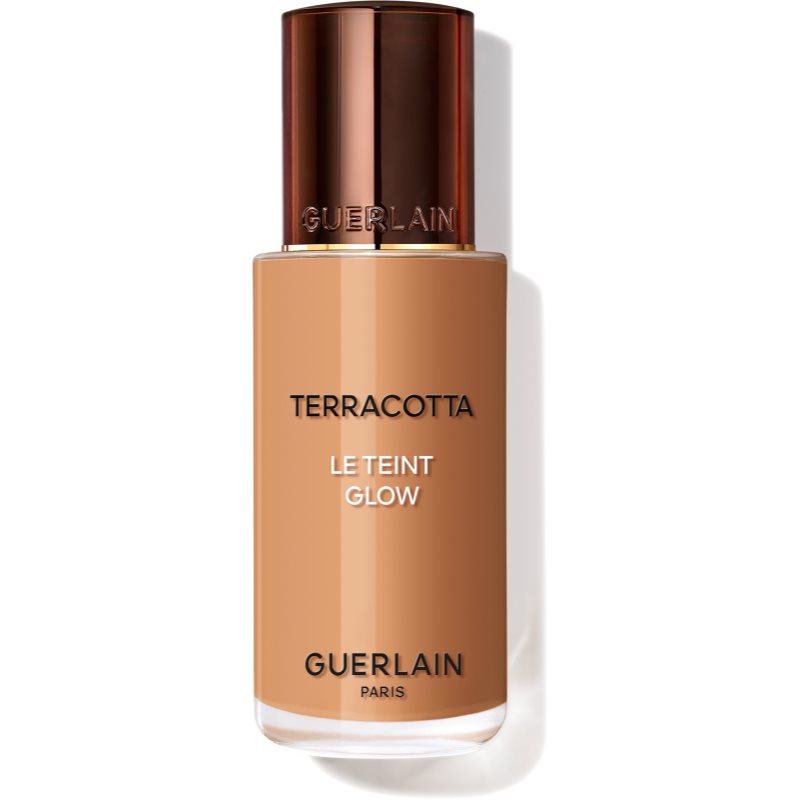 Guerlain Terracotta Le Teint Glow Fondotinta Illuminante Liquido Per Un Look Naturale Colore 5W Warm 35 Ml